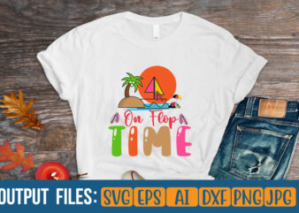 ON FLOP TIME- Vector t-shirt design
