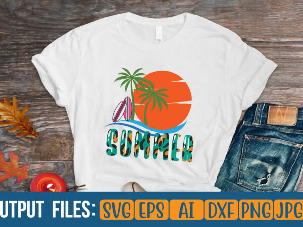 Summer vector t-shirt design