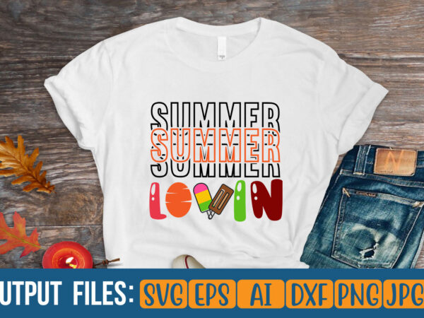 Summer lovin vector t-shirt design