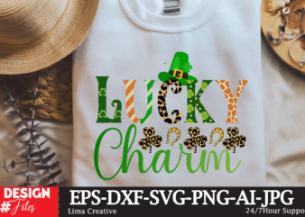 Lucky Charm Sublimation T-shirt Design,.studio files, 100 patrick day vector t-shirt designs bundle, Baby Mardi Gras number design SVG, buy patrick day t-shirt designs for commercial use, canva t shirt