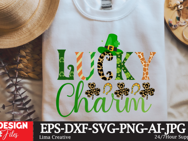 Lucky charm sublimation t-shirt design,.studio files, 100 patrick day vector t-shirt designs bundle, baby mardi gras number design svg, buy patrick day t-shirt designs for commercial use, canva t shirt