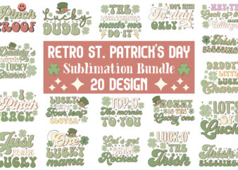 Retro St. Patrick’s Day Sublimation Bundle