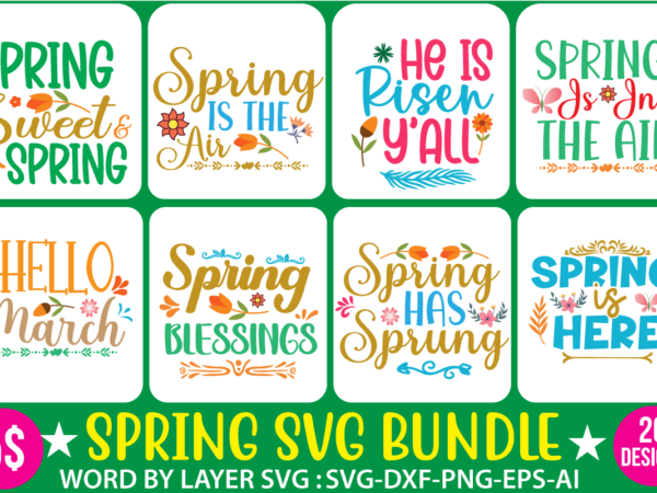 Spring svg bundle, spring sign svg, farmhouse svg, hello spring svg, welcome spring svg, spring sayings svg, spring png, cut files, download,spring svg bundle, spring svg, easter svg, spring design