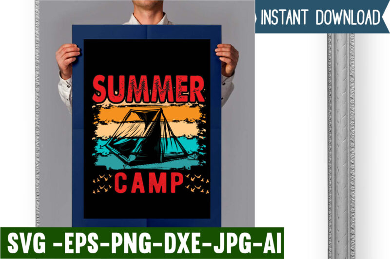 Summer Camp T-shirt Design,campking t-shirt design,Free Design, camping t shirt design, camping t shirt design ideas, retro camping t shirt design, best camping t shirt design, i love camping t