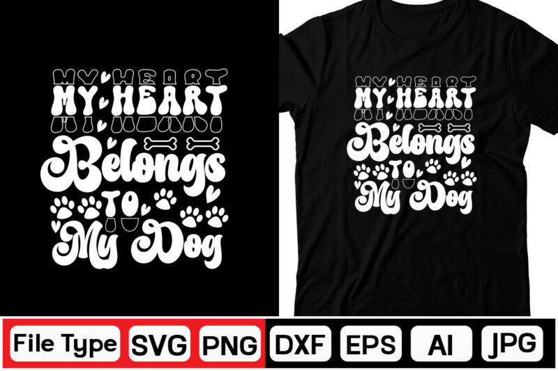 My Heart Belongs To My Dog SVG, DOG VALENTINE RETRO SVG BUNDLE,Retro Valentines SVG Bundle, Valentine Svg, Valentine Shirts Design, Cut File Cricut, Heart Svg, Love Svg, Svg For Valentines,Retro