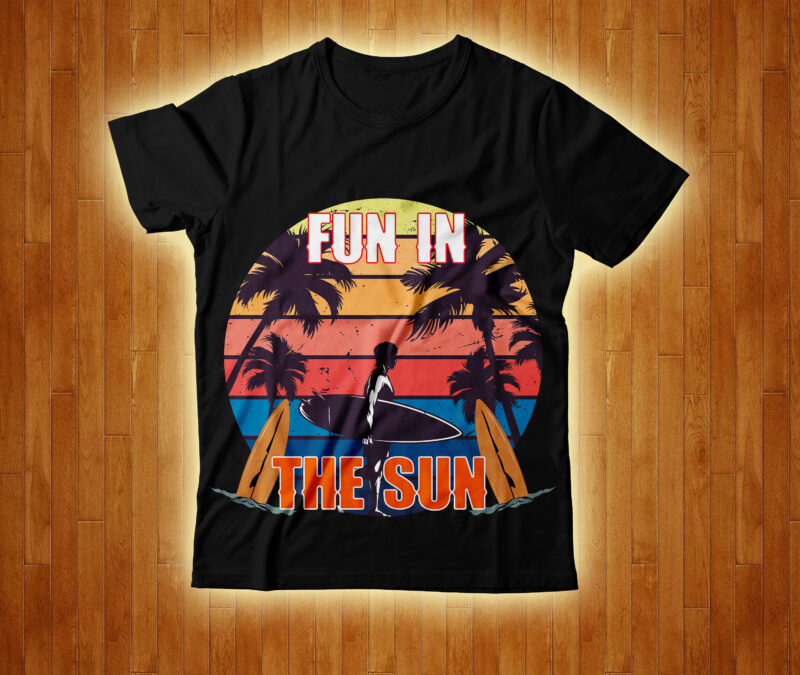 Fun In The Sun T-shirt Design,Family Cruish Caribbean 2023 T-shirt Design, Designs bundle, summer designs for dark material, summer, tropic, funny summer design svg eps, png files for cutting machines