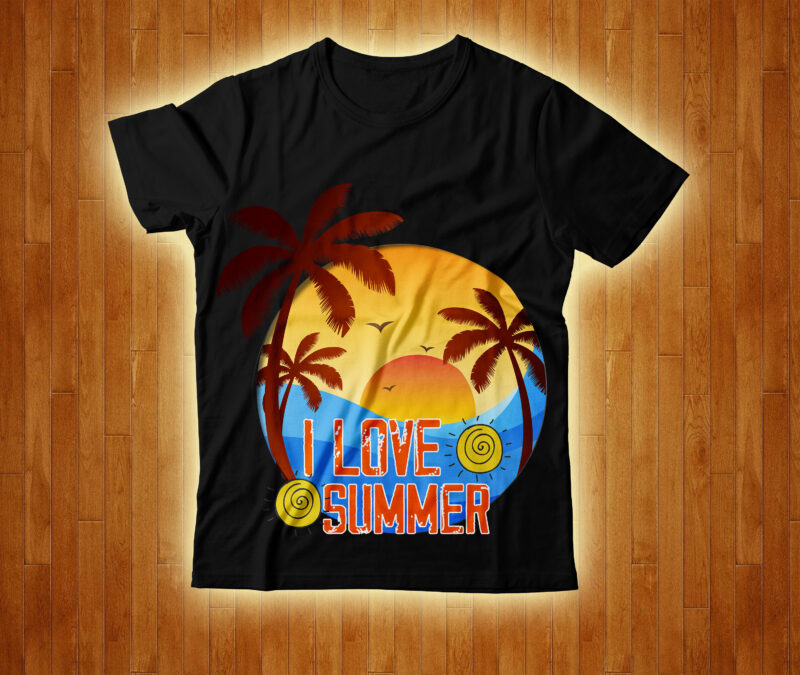I Love Summer T-shirt Design,Family Cruish Caribbean 2023 T-shirt Design, Designs bundle, summer designs for dark material, summer, tropic, funny summer design svg eps, png files for cutting machines and
