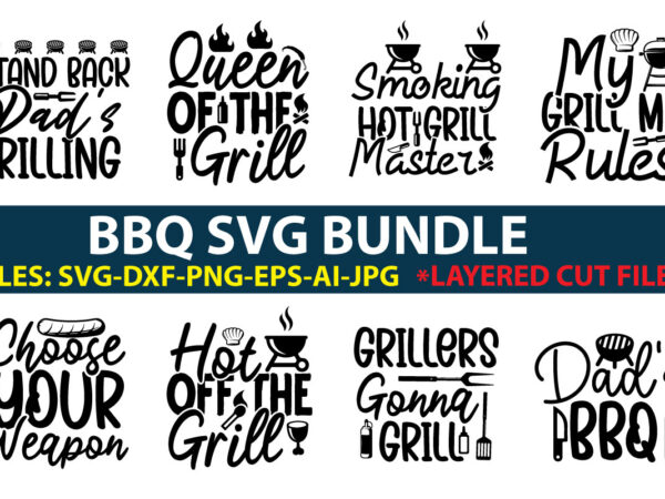 Bbq svg bundle t shirt template