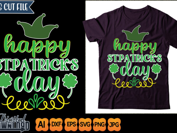 Happy st.patrick’s day graphic t shirt