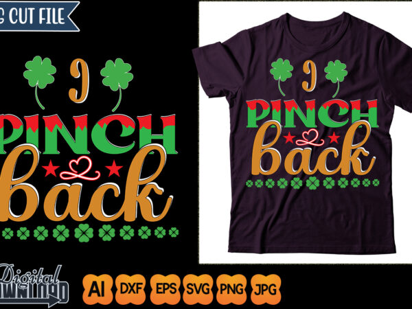 I pinch back t shirt design for sale