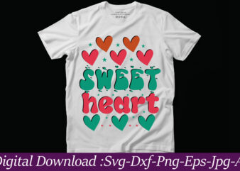 Sweet Heart vector t-shirt design,VALENTINE MEGA BUNDLE, 140 Designs, Heather Roberts Art Bundle, Valentines svg Bundle, Valentine’s Day Designs, Cut Files Cricut, Silhouette Valentine svg bundle, Valentines day svg bundle,