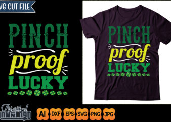 pinch proof lucky t shirt illustration