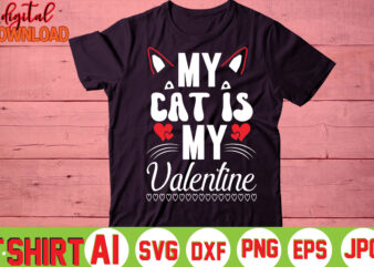 My cat is my valentine,