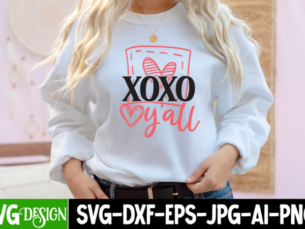 Xoxo y’all t-shirt design, xoxo y’all svg cut file, valentine cutie t-shirt design, valentine cutie svg cut file, valentine svg, kids valentine svg bundle, valentine’s day svg, love svg, heart