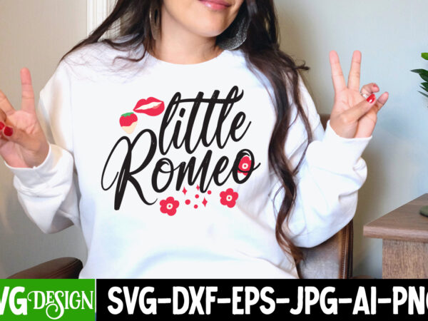 Little romeo t-shirt design, little romeo svg cut file ,retro valentines svg bundle, retro valentine designs svg, valentine shirts svg, cute valentines svg, heart shirt svg, love, cut file cricut