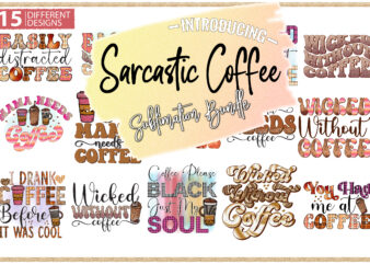 Sarcastic Coffee Sublimation Bundle