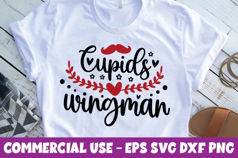 Cupids Wingman,Cupids Wingman svg, Valentine's Day Svg Bundle, Vintage Valentines Day Sign Art Cut File, Valentine's Day Design Pack, Valentines Svg Cut File Downloads, Valentine's Day Image Bundle, svg cut