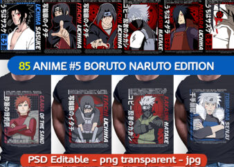 Naruto shirt design | anime bundle part#05