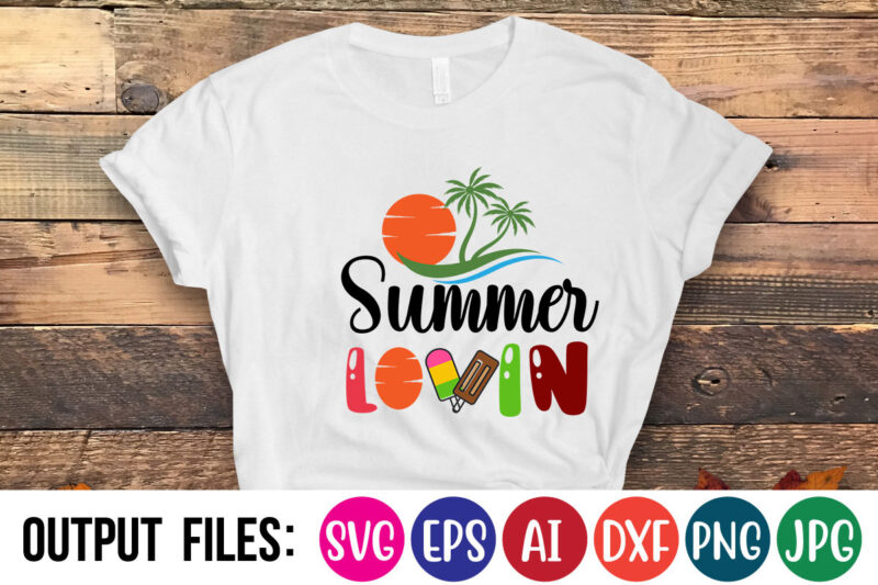 SUMMER LOVIN Vector t-shirt design