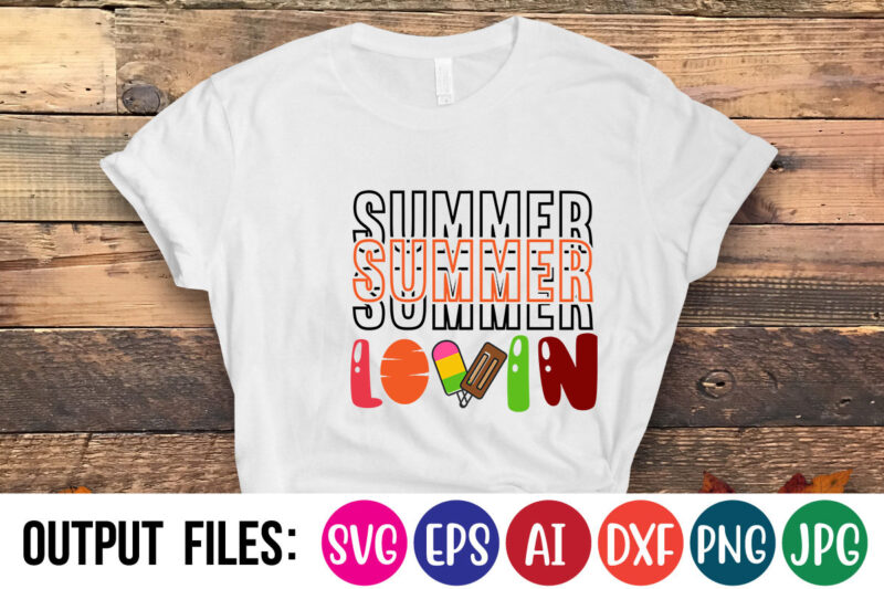 SUMMER LOVIN Vector t-shirt design
