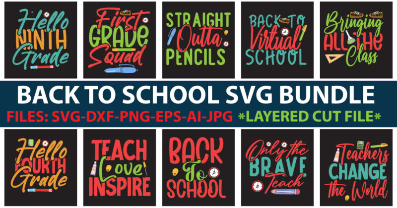 Back To School Svg Bundle