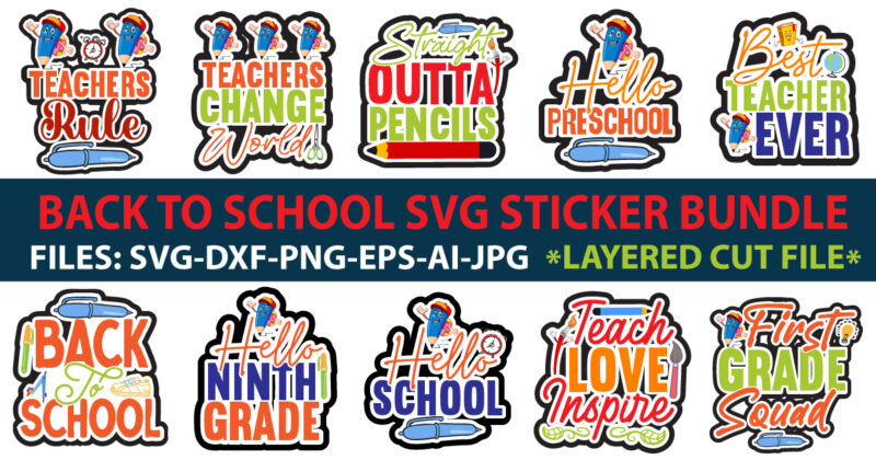 Back To School Svg Bundle