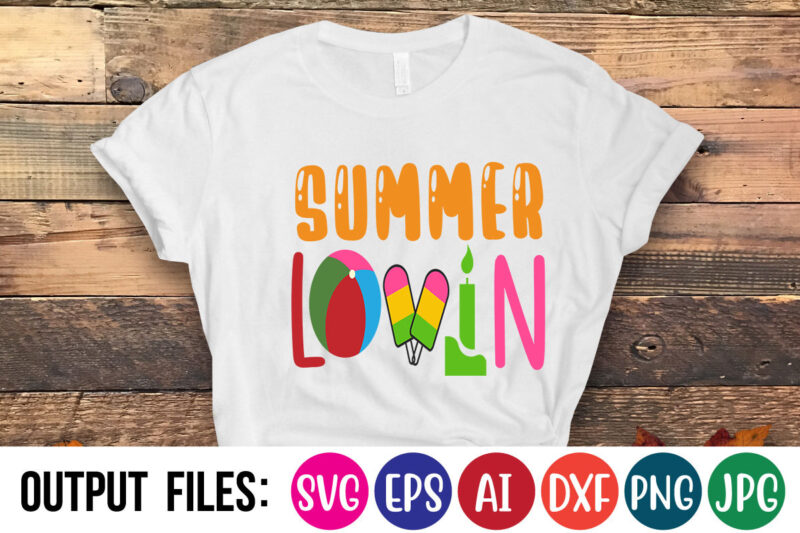 SUMMER LOVIN Vector t-shirt design