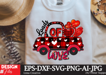 Loads Of Love Sublimation PNG T-shirt Design, Valentine T-shirt Design, Valentine Sublimation Designvalentine,valentine svg,valentine svg free,valentine tshirt bundle,valentines,valentines day,free valentine svg,valentines day svg,diy valentine,valentine day,valentine shirt,paper valentine,valentines svg,valentine t shirt,cat