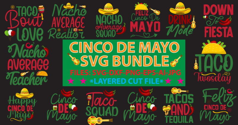 CINCO DE MAYO SVG BUNDLE