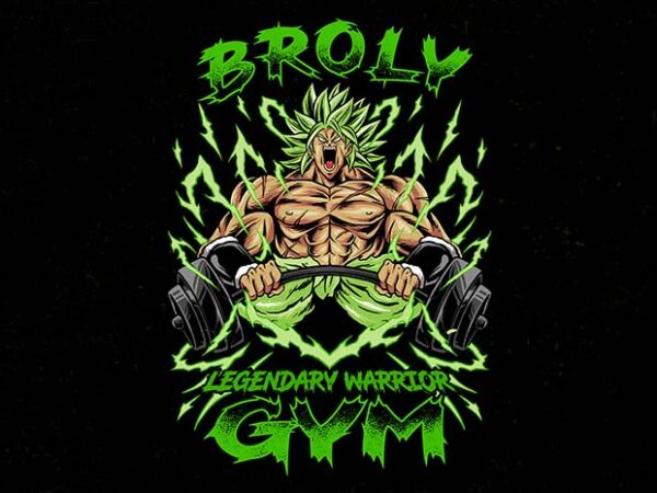Legendary gym t shirt vector graphic