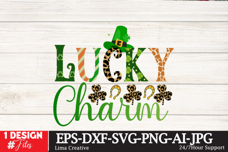 Lucky Charm Sublimation T-shirt Design,.studio files, 100 patrick day vector t-shirt designs bundle, Baby Mardi Gras number design SVG, buy patrick day t-shirt designs for commercial use, canva t shirt