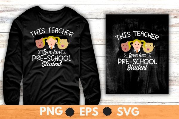 This Teacher Loves Her 4th Grade Class Shirts Valentines Day T-Shirt design svg,