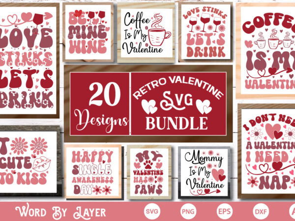 Valentine svg bundle retro valentines svg bundle, retro valentine designs svg, valentine shirts svg, cute valentines svg, heart shirt svg, love, cut file cricut,retro valentine png bundle, groovy valentine png,