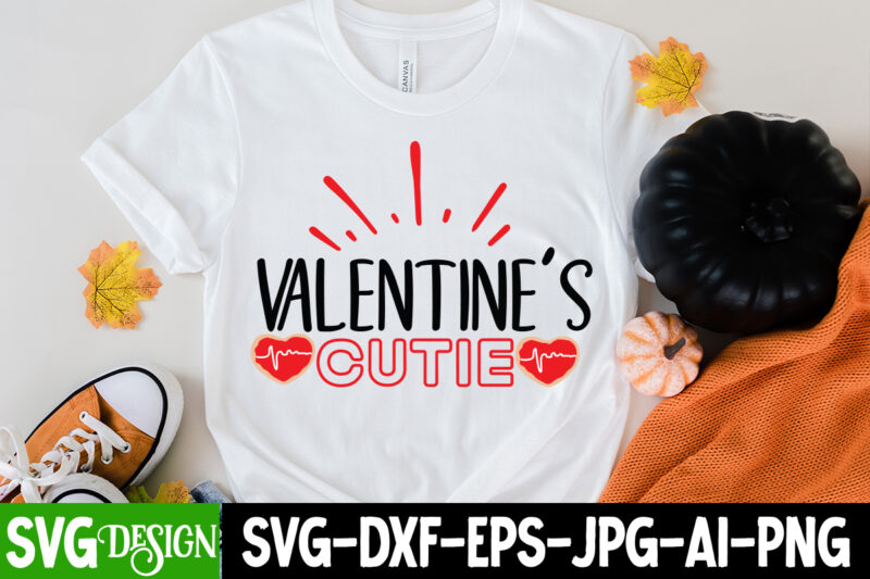 Valentine's Cutie T-Shirt Design, Valentine's Cutie SVG Cut File, LOVE Sublimation Design, LOVE Sublimation PNG , Retro Valentines SVG Bundle, Retro Valentine Designs svg, Valentine Shirts svg, Cute Valentines svg,
