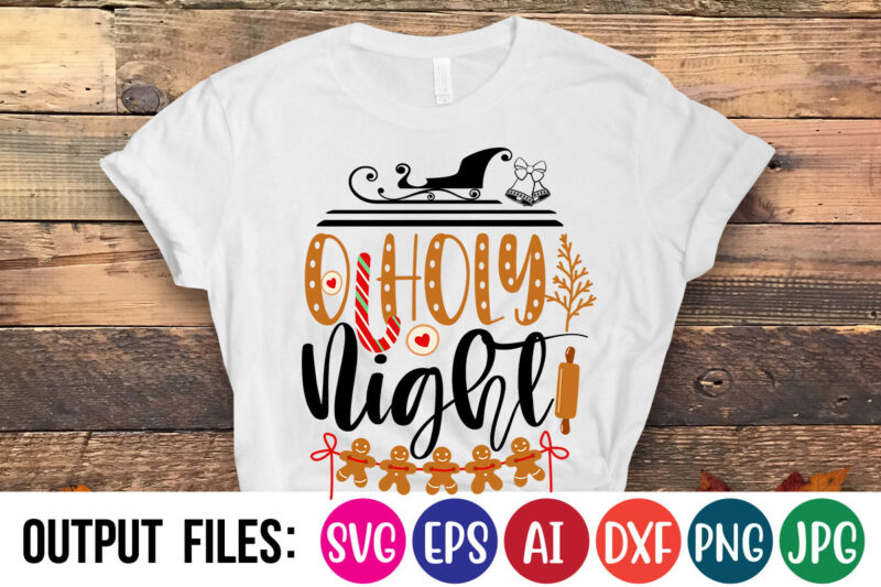 O holy night Vector t-shirt design