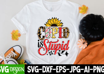 Cupid is Stupid T-Shirt Design, Cupid is Stupid SVG Cut File , Cupid is Stupid Sublimation PNG , Retro Valentines SVG Bundle, Retro Valentine Designs svg, Valentine Shirts svg, Cute