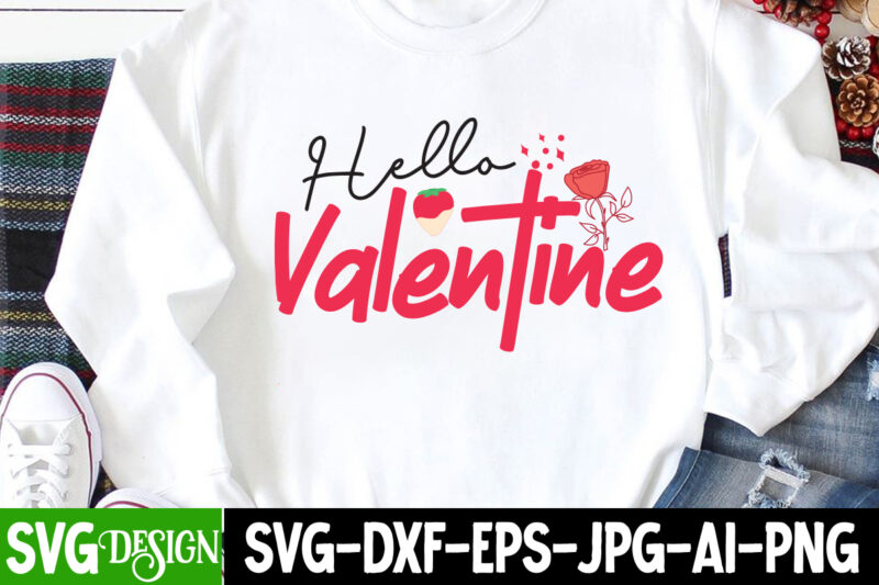 hello valentine SVG Cut File, hello valentine T-Shirt Design, Retro Valentines SVG Bundle, Retro Valentine Designs svg, Valentine Shirts svg, Cute Valentines svg, Heart Shirt svg, Love, Cut File Cricut