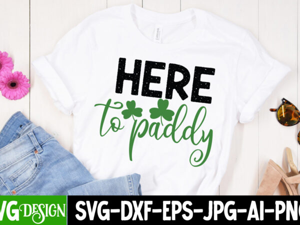 Here to paddy t-shirt design, here to paddy svg cut file, st. patrick’s day svg bundle, st patrick’s day quotes, gnome svg, rainbow svg, lucky svg, st patricks day rainbow,