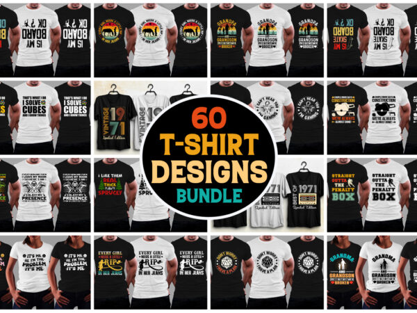 T-shirt design bundle-trendy pod best t-shirt design bundle