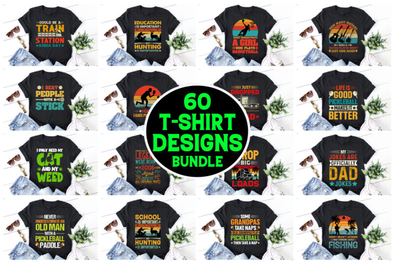 60 T-Shirt Designs Bundle,T-Shirt Design,T-Shirt Design Bundle,T-Shirt Design Bundle PNG,T-Shirt Design Bundle PNG SVG, T-Shirt Design Bundle PNG SVG EPS,T-Shirt Design PNG SVG EPS,T-Shirt Design-Typography,T-Shirt Design Bundle-Typography,T-Shirt Design for POD,T-Shirt