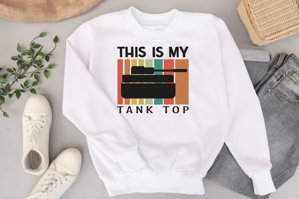 This is my Tank top Funny Sarcastic Military Pun Gift T-Shirt design svg, This is my Tank top Funny png, funny, saying, cute file, screen print