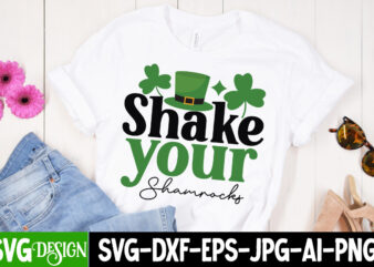 Shake Tour Shamrocks T-shirt Design,St. Patrick’s Day SVG Bundle, St Patrick’s Day Quotes, Gnome SVG, Rainbow svg, Lucky SVG, St Patricks Day Rainbow, Shamrock,Cut File Cricut ,St. Patrick’s Day SVG