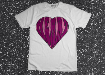 heart t shirt design