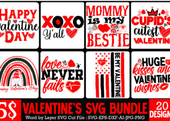 Valentine’s Day SVG Bundle, My dog is My Valentine T-Shirt Design, My dog is My Valentine SVG Cut File, LOVE Sublimation Design, LOVE Sublimation PNG , Retro Valentines SVG Bundle,