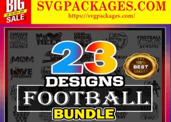 https://svgpackages.com Football SVG Bundle, Love Football SVG Cut Files, Football Mom Svg, Football is My Favorite Season Clipart, Commercial Use, Instant Download 802337260