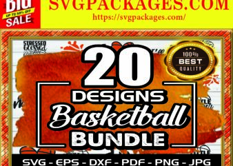 https://svgpackages.com Bundle 20 Basketball SVG, Basketball Clipart, Sports Svg, Love Basketball, Printable Vector Clip Art, SVG Cut Files Instant Download 802332812