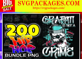 https://svgpackages.com/ Bundle 200 Old School Hip Hop PNG, I Love Hiphop, Santa clause hiphop, 90’s hiphop, B-boy, hiphop class, elements of hiphop, Digital Download 1021946878 graphic t shirt