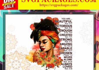 https://svgpackages.com Black Girl Magic You Are Beautiful PNG, Black Queen, Black Women Art, Black Melanin, Black Pride, Sublimation Designs, Digital Downloads 868441106