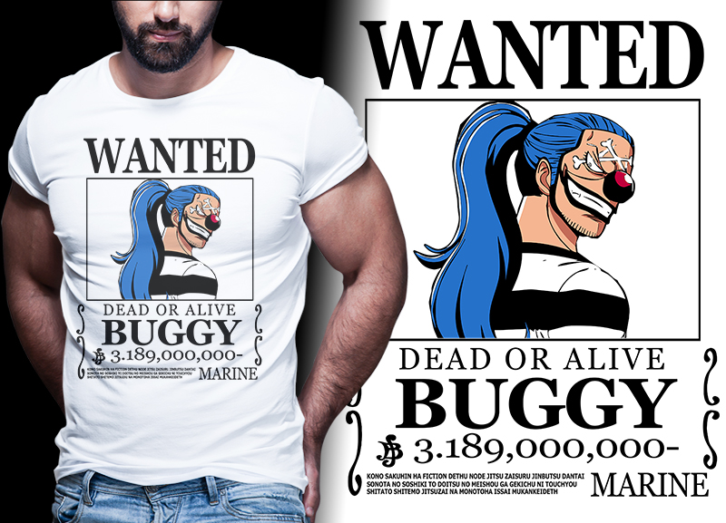 wanted bounty belly anime one piece t shirt design bundle