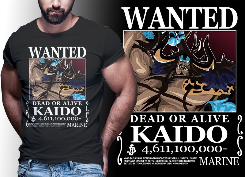 wanted bounty belly anime one piece t shirt design bundle